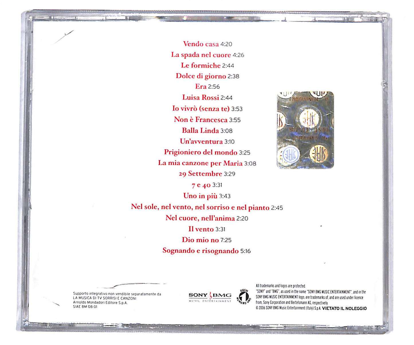 EBOND Lucio Battisti - Le Avventure Di Lucio Battisti E Mogol 1 CD CD133330