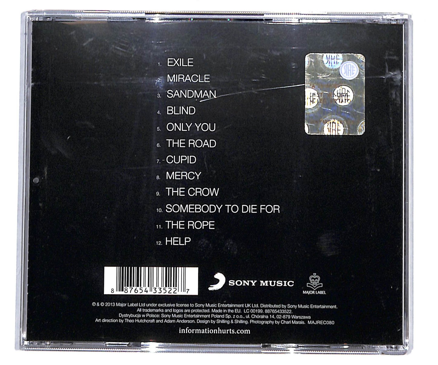 EBOND Hurts - Exile CD CD133402