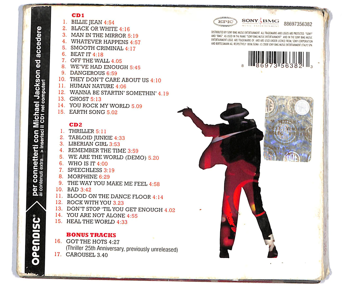 EBOND Michael Jackson - King Of Pop (2 dischi) CD CD133434