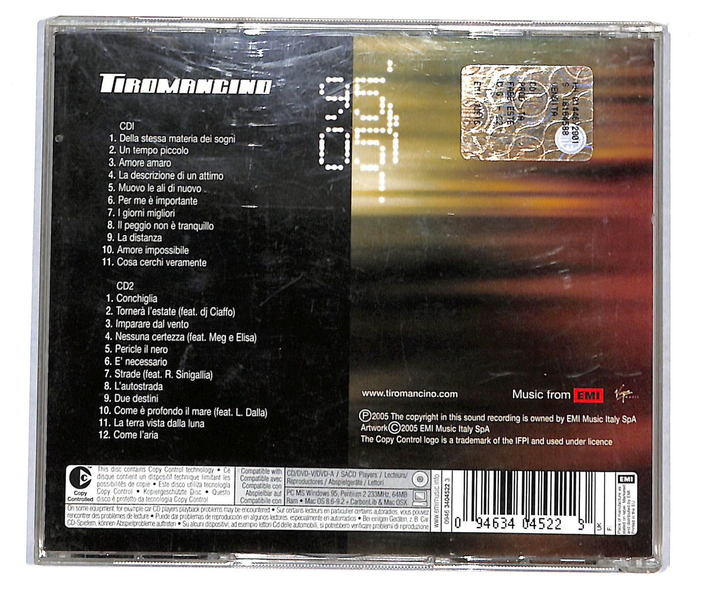 EBOND Tiromancino - 9505 CD CD133442