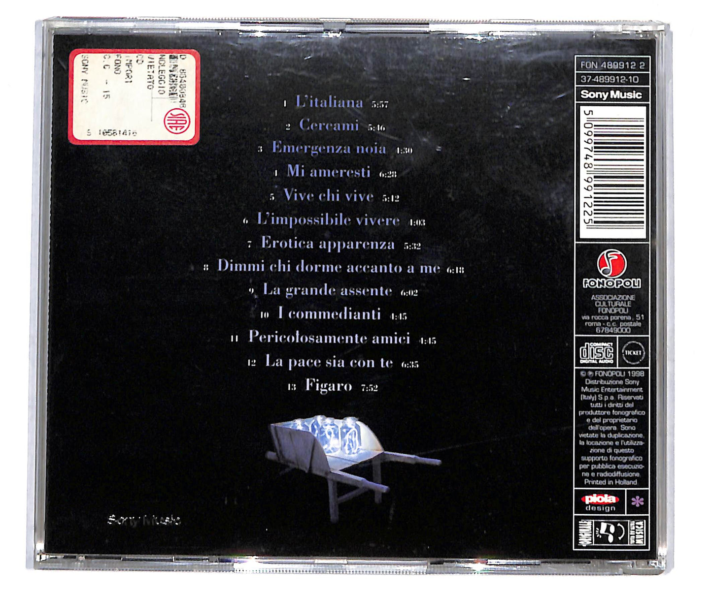 EBOND Renato Zero - Amore Dopo Amore CD CD133444