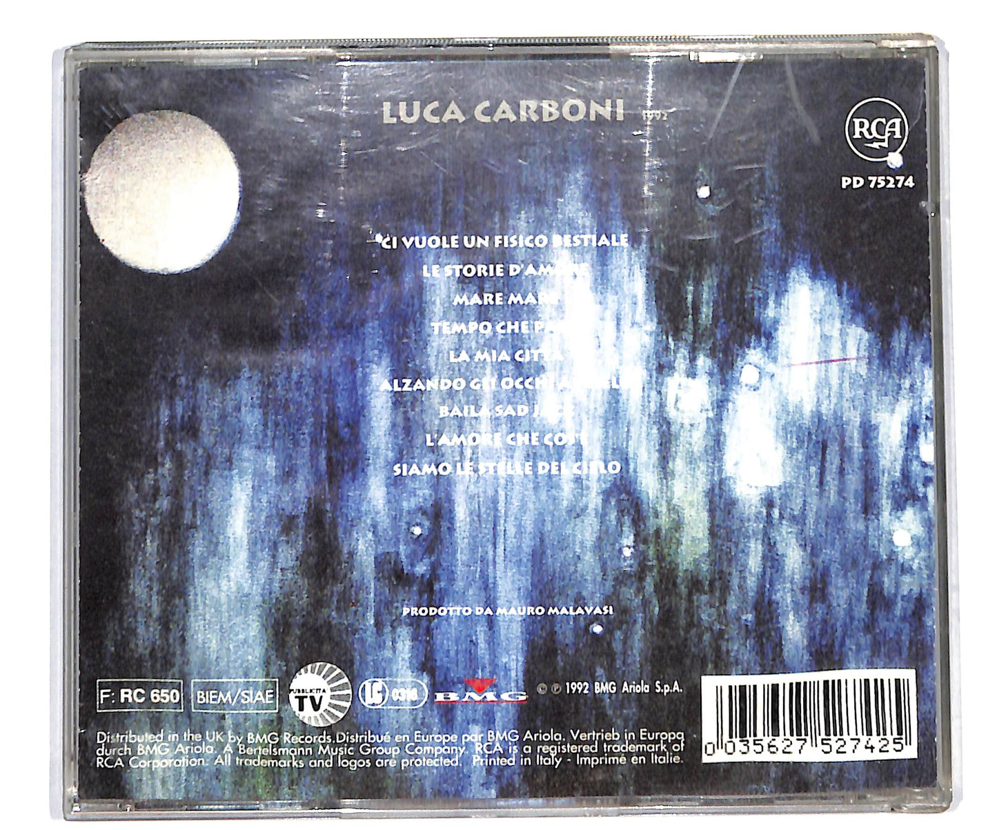 EBOND Luca Carboni - Carboni CD CD133515