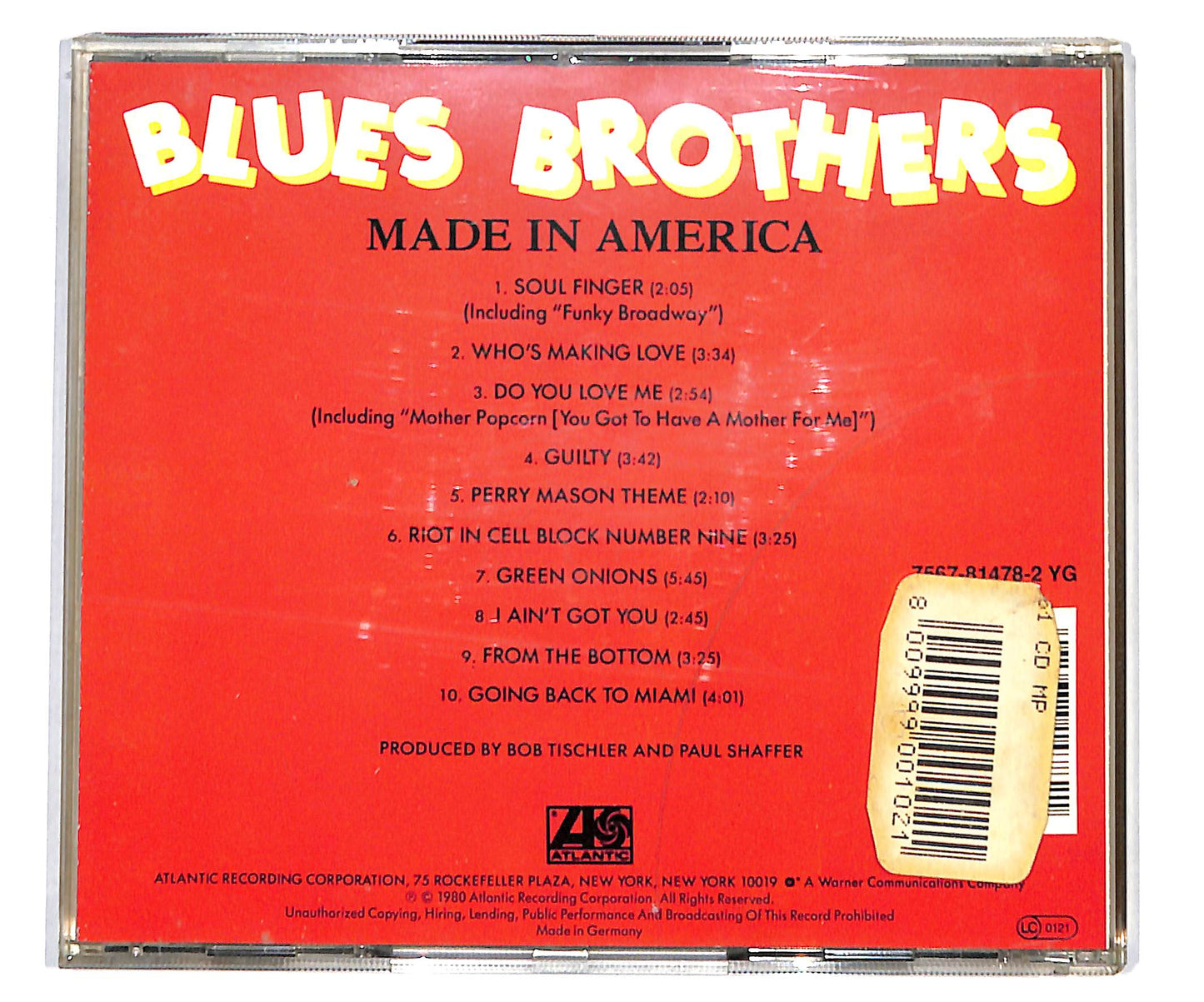 EBOND Blues Brothers - Made In America CD CD133528