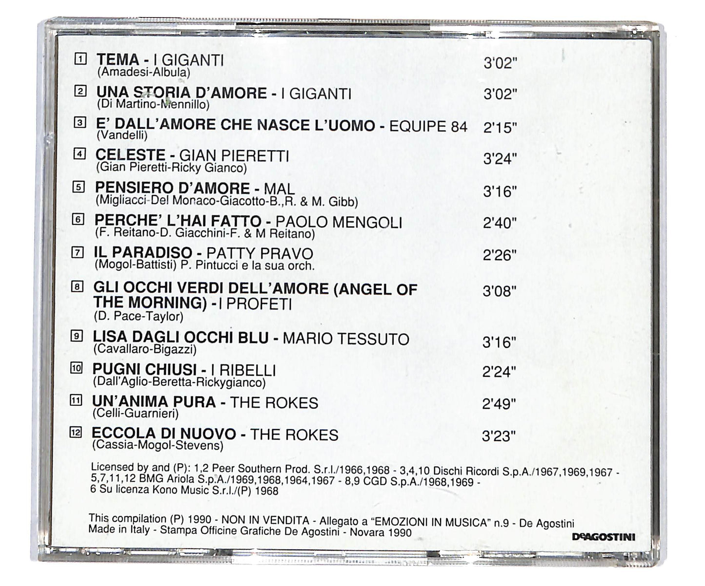 EBOND Various - Io Penso Che L'Amor.... CD CD133539