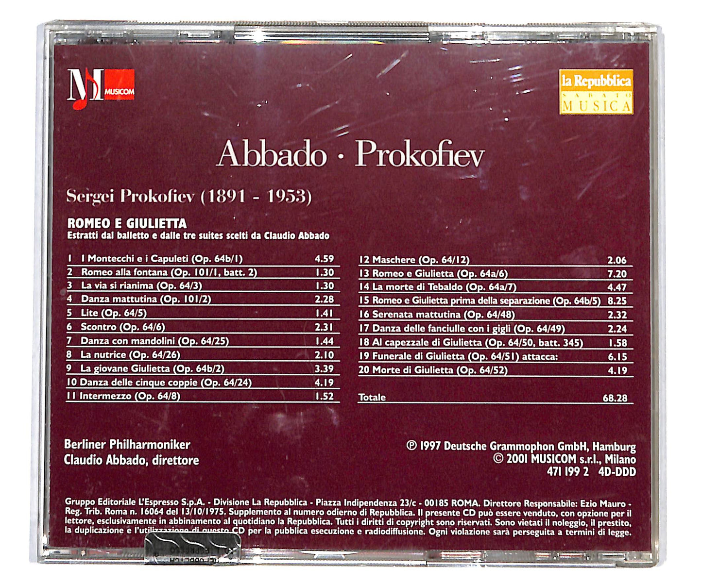EBOND Prokofiev - Abbado - Romeo E Giulietta CD CD133545