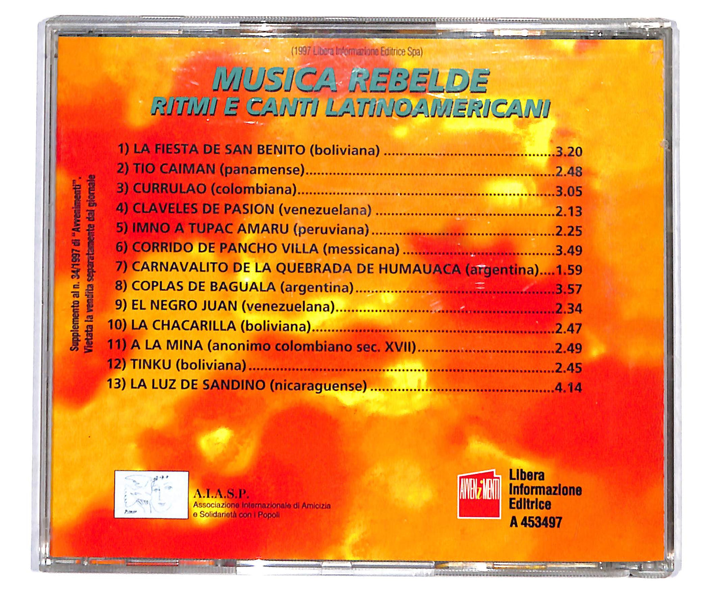 EBOND Various - Musica Rebelde - Ritmi E Canti Latinoamericani CD CD133547
