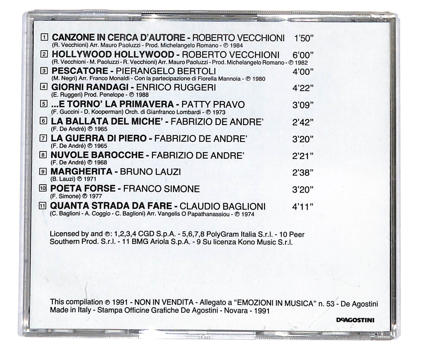 EBOND Various - Giorni Randagi CD CD133553