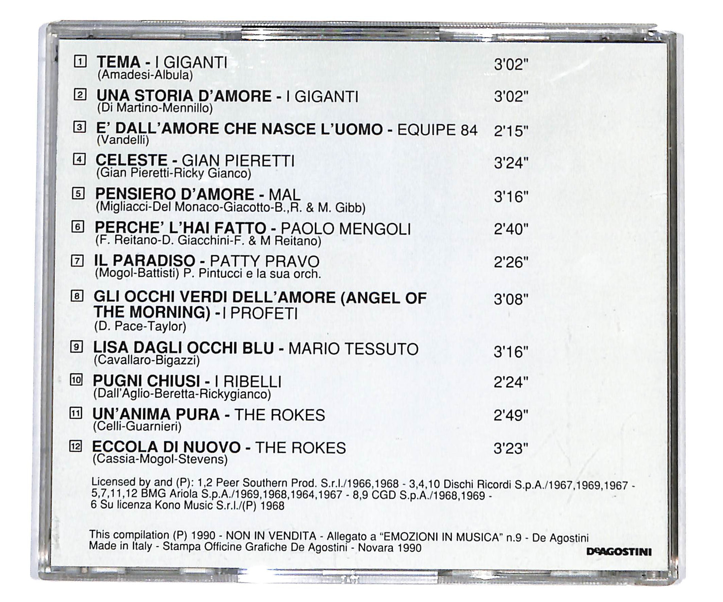 EBOND Various - Io Penso Che L'Amor.... CD CD133560