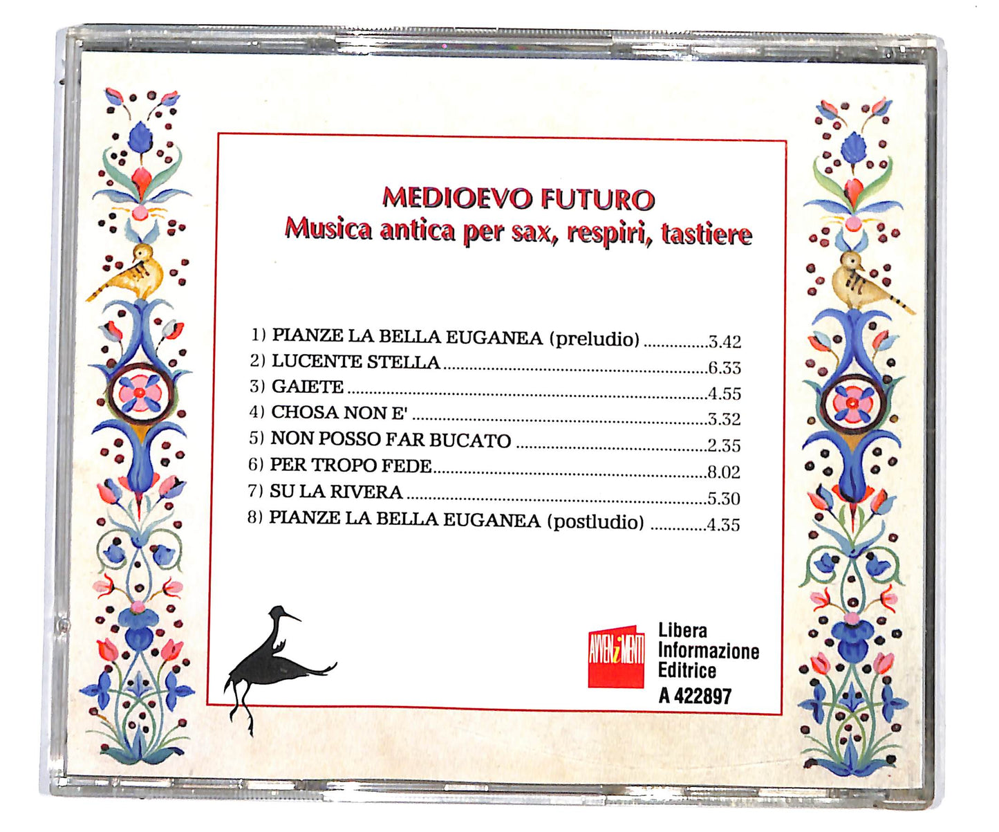 EBOND Advena Avis - Medioevo Futuro CD CD133609