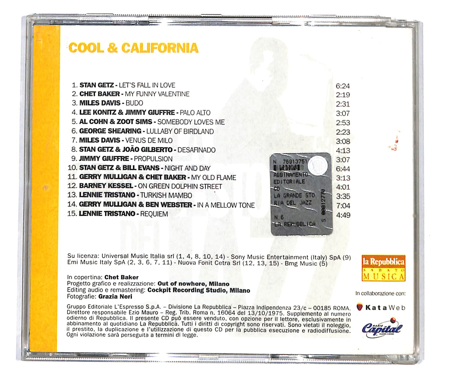 EBOND Various - Cool & California CD CD133611
