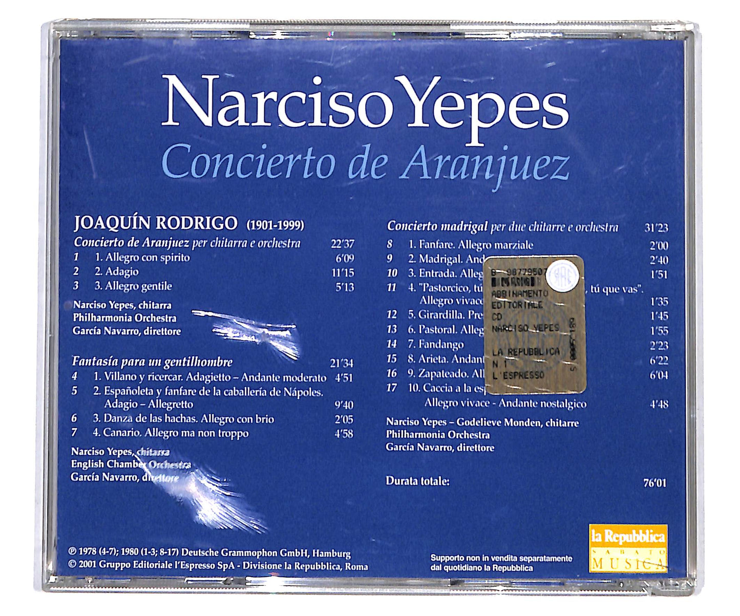 EBOND Narciso Yepes - Concierto De Aranjuez CD CD133633