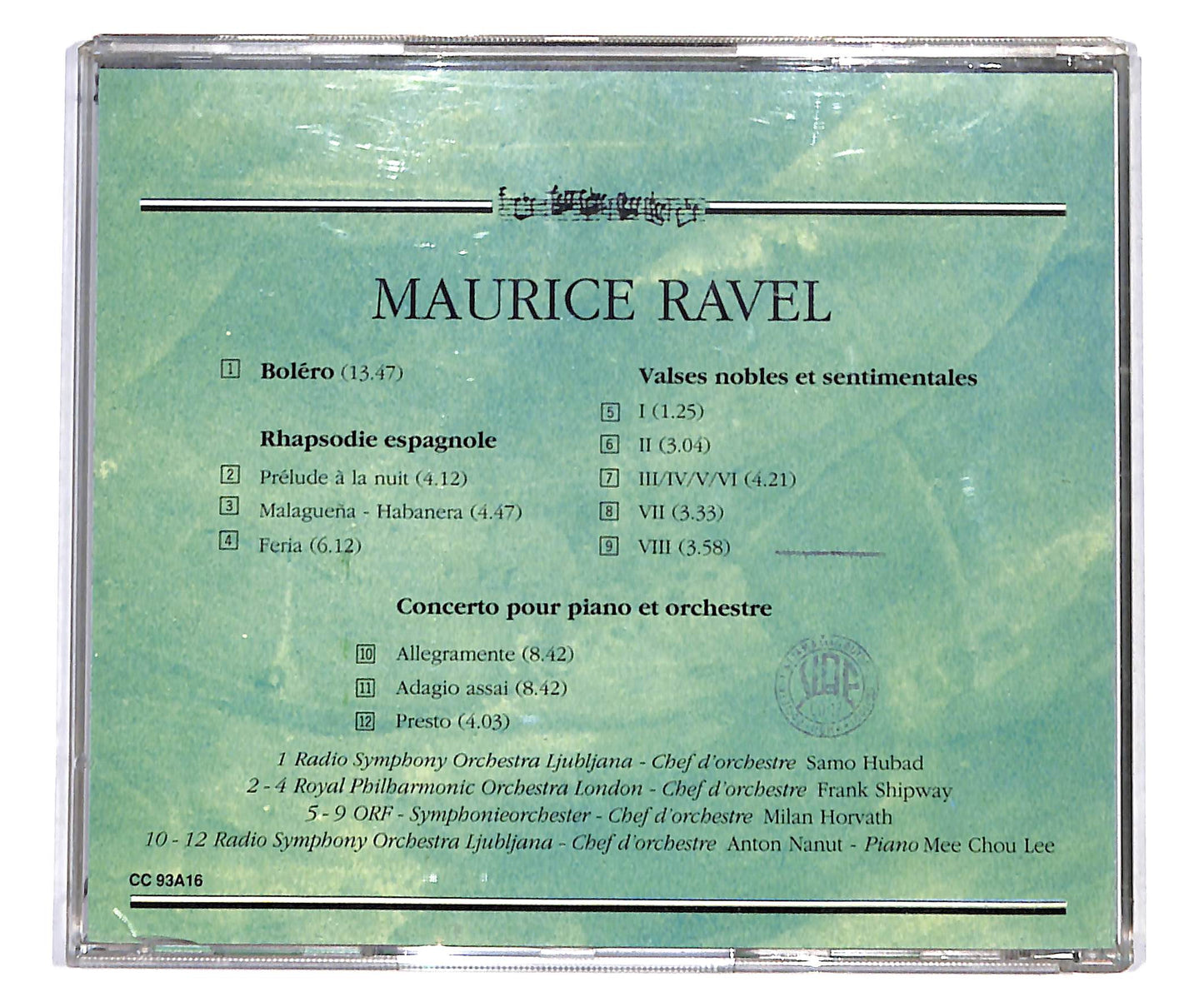 EBOND Ravel - I Capolavori: Bolero CD CD133642