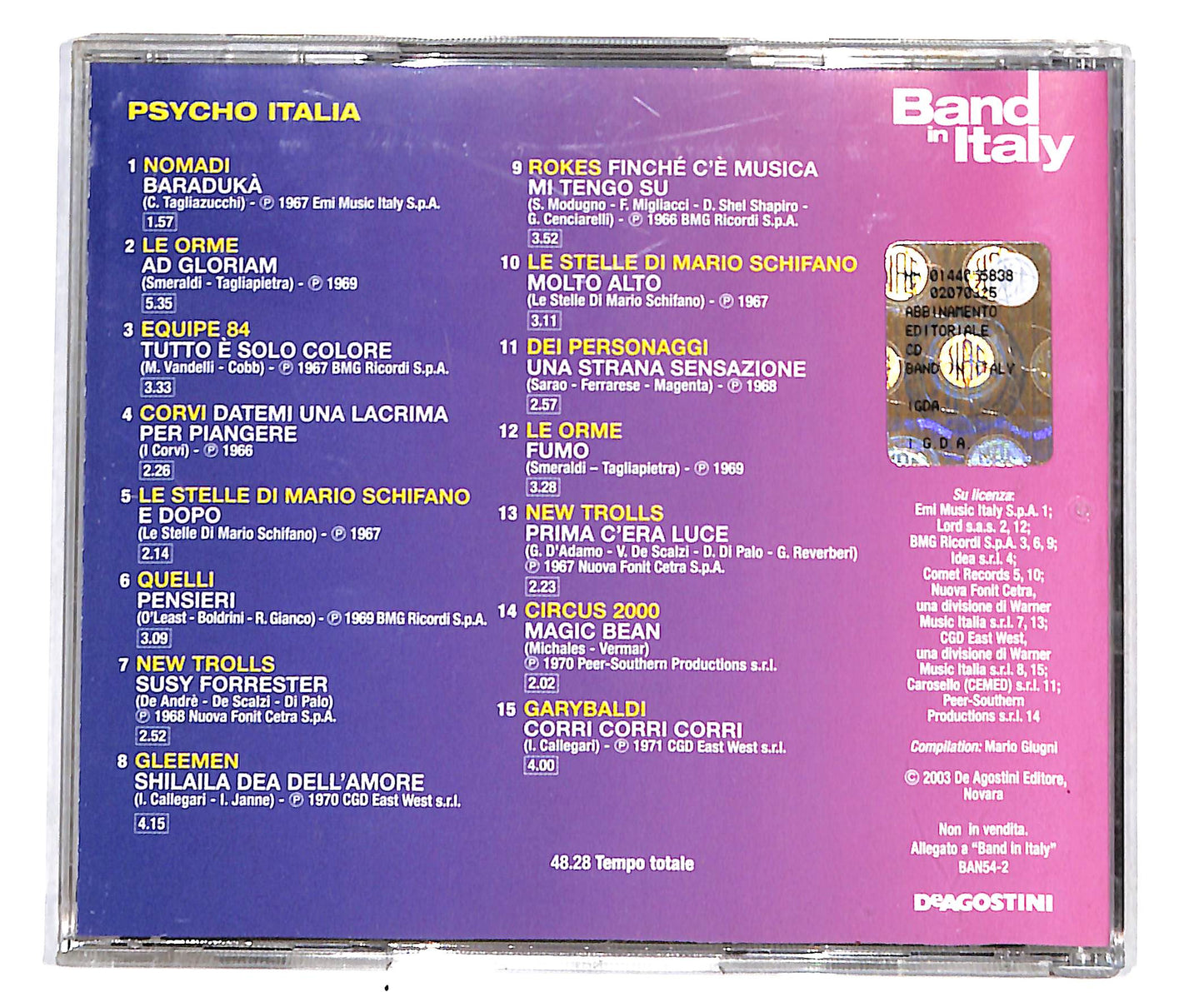 EBOND Various - Psycho Italia CD CD133661