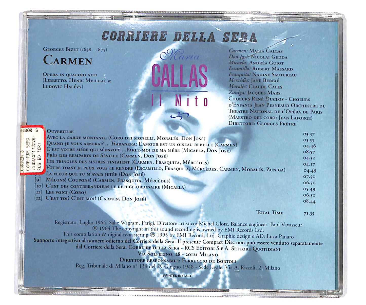 EBOND Maria Callas - il Mito - Bizet - Carmen CD CD133707