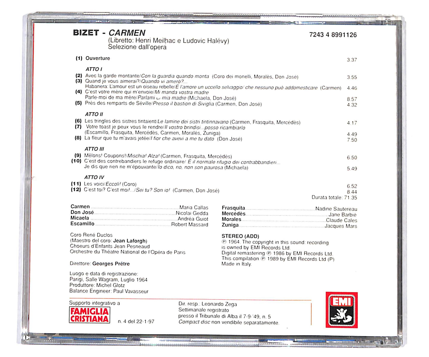 EBOND Georges Bizet - Carmen - Le Pagine Piu Belle CD CD133715