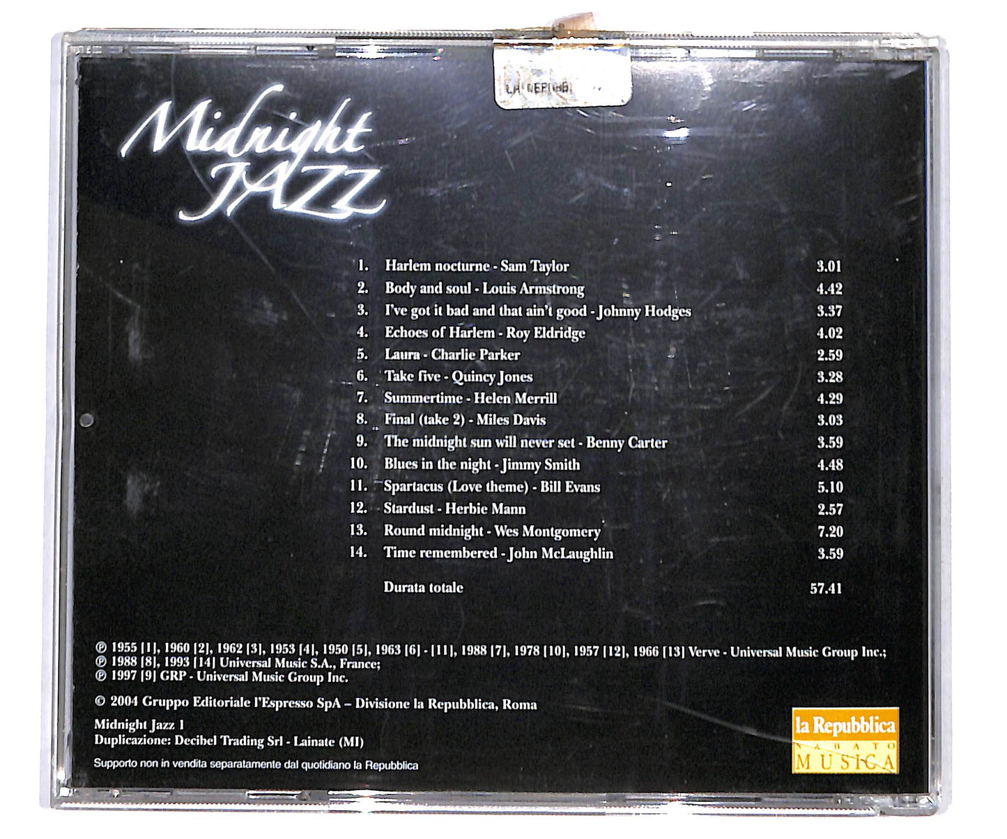 EBOND Various - Midnight Jazz - 1 CD CD133717