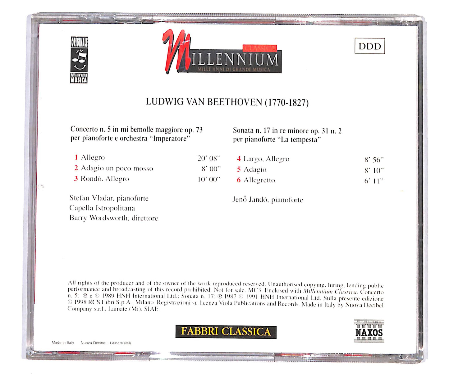 EBOND Beethoven - concerto n.5 n.17 CD CD133719