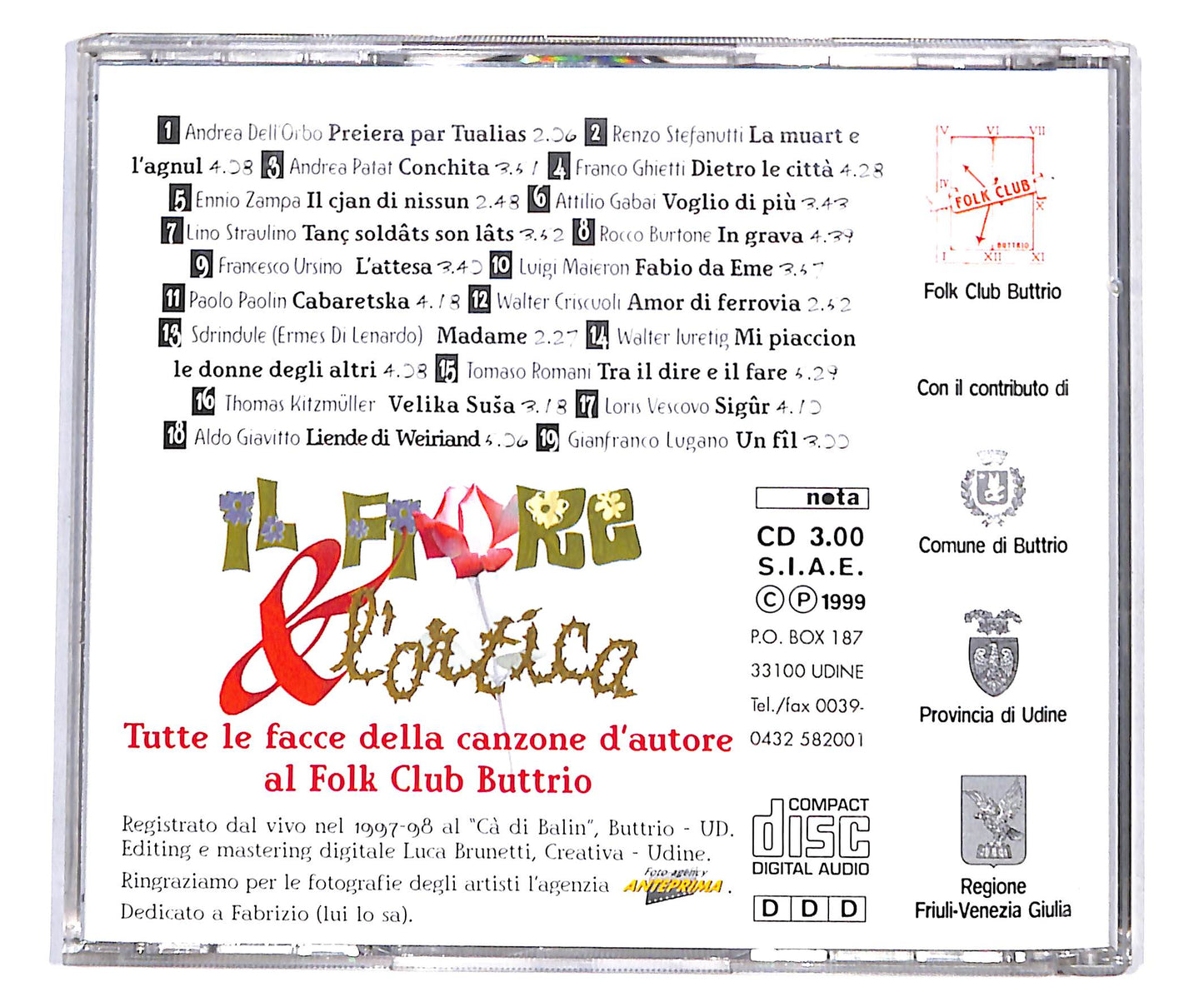 EBOND Various - Il fiore e l'ortica CD CD133744