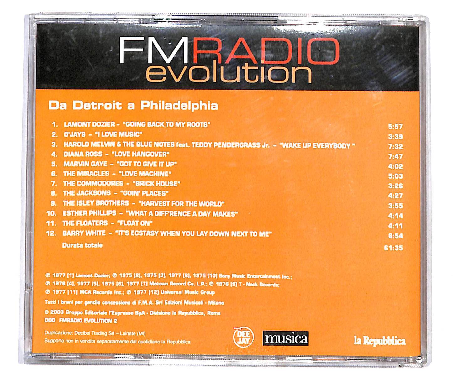 EBOND Various - FMRADIO Evolution - Da Detroit A Philadelphia CD CD133745