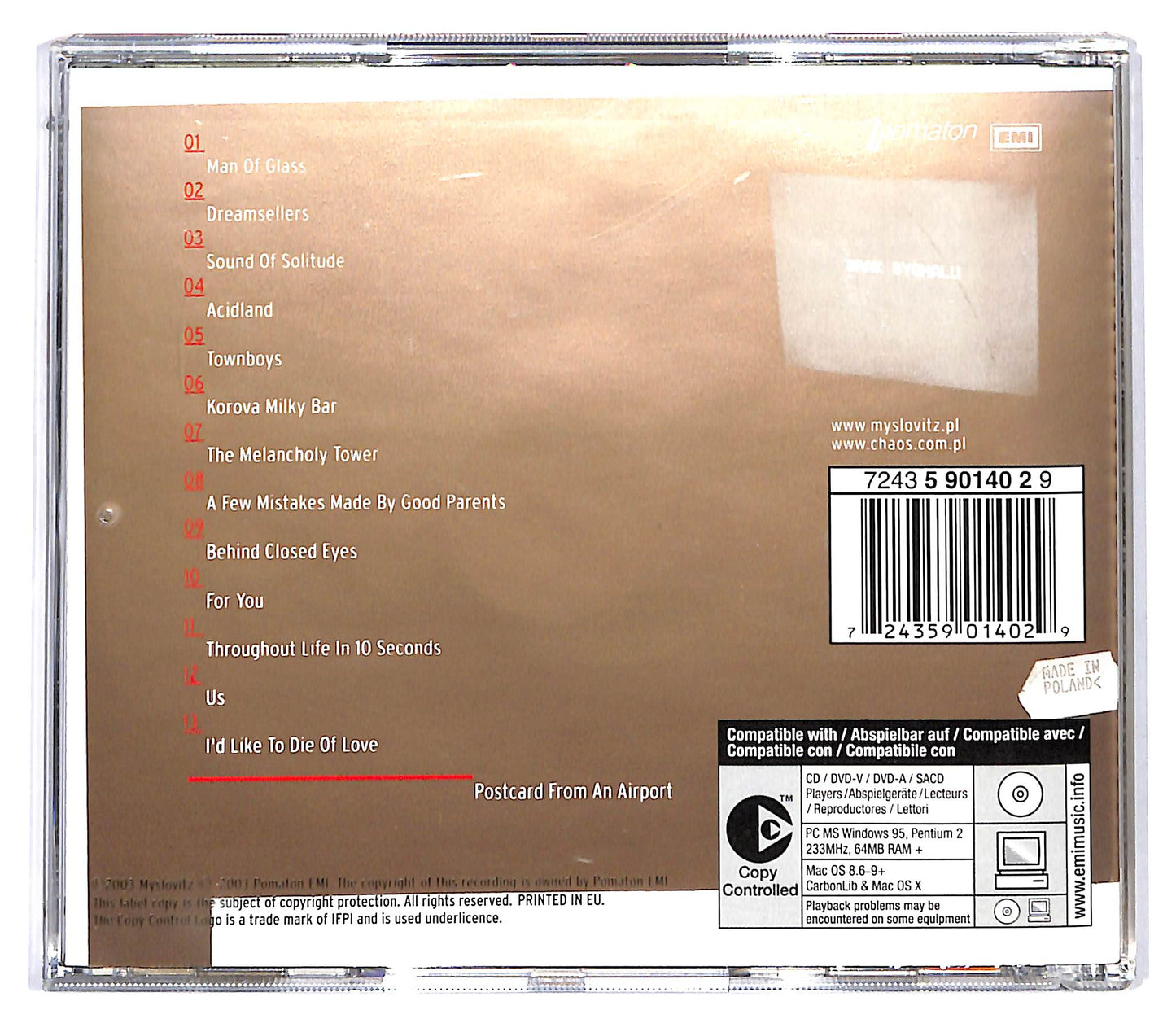 EBOND Myslovitz - Korova Milky Bar CD CD133803