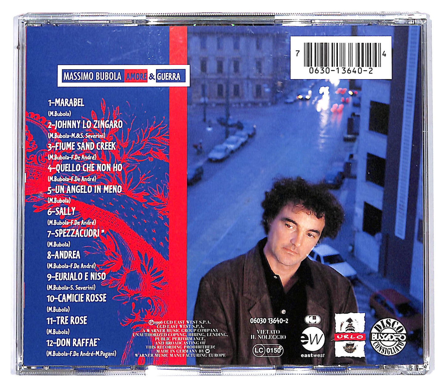EBOND Massimo Bubola - Amore & Guerra CD CD133805