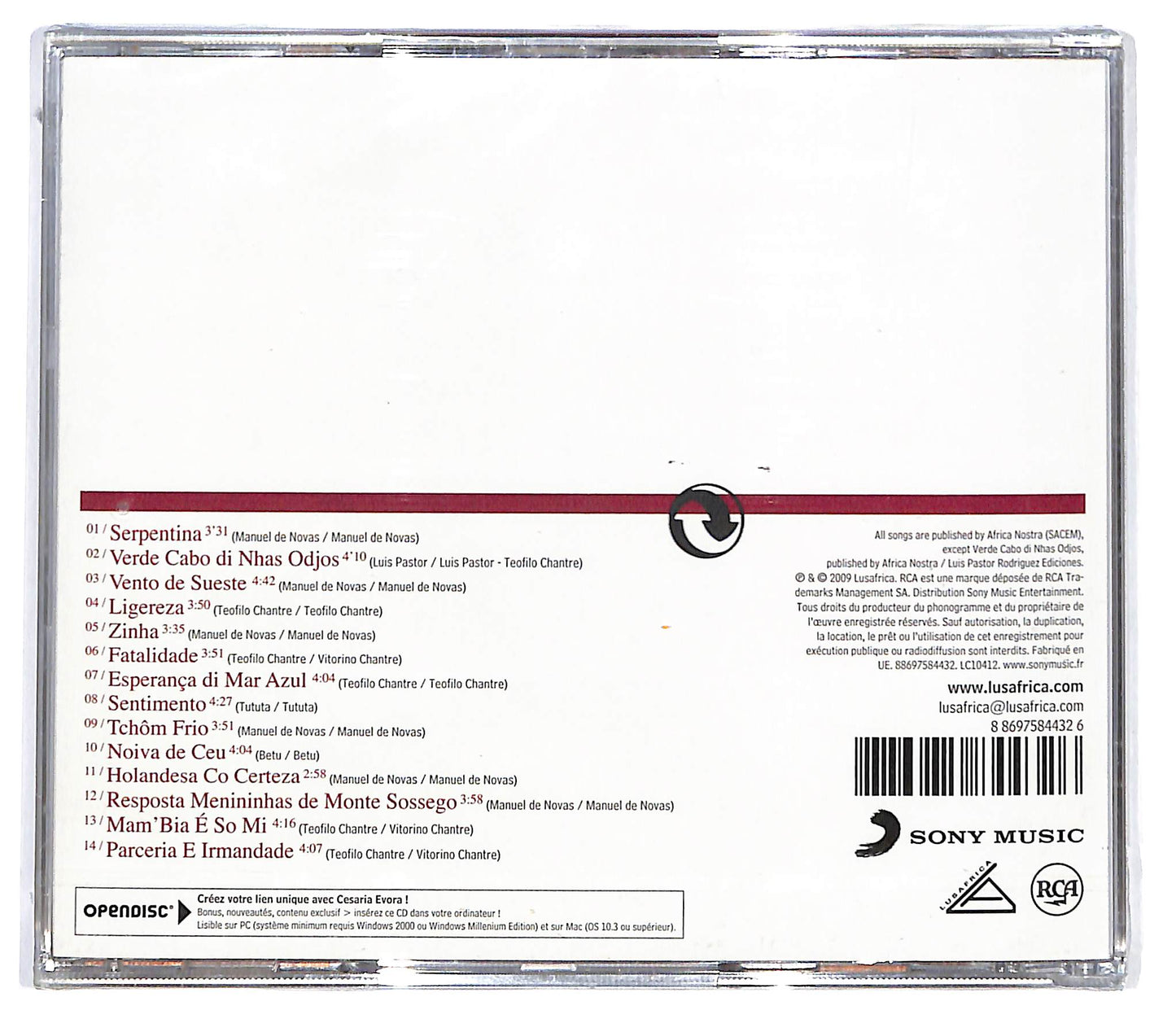 EBOND Cesaria Evora - Nha Sentimento CD CD133820