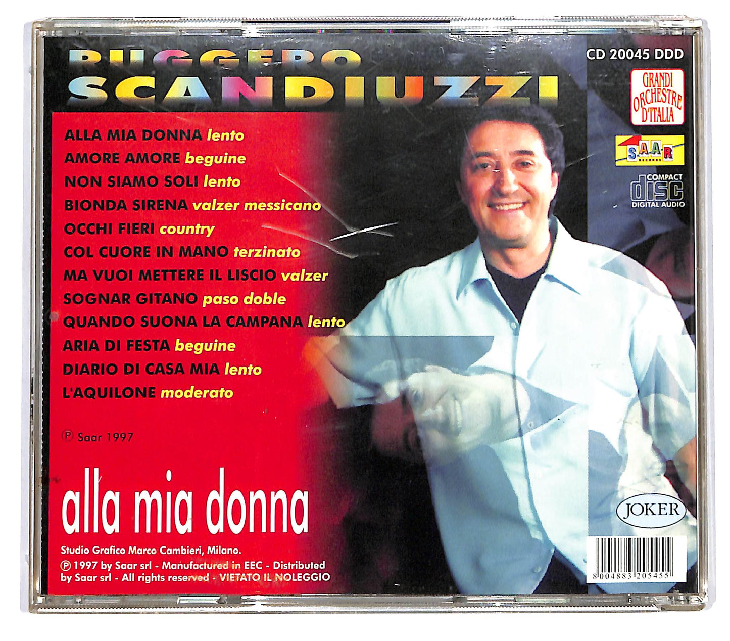 EBOND Ruggero Scandiuzzi - Alla Mia Donna CD CD133833