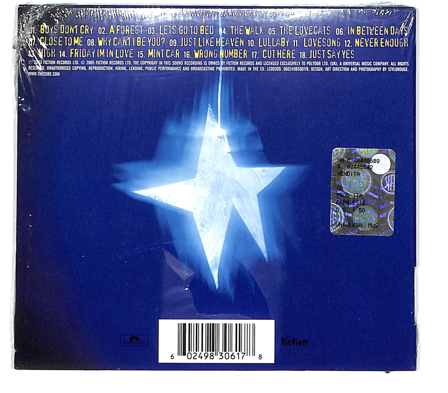 EBOND The Cure - Greatest Hits CD CD133856