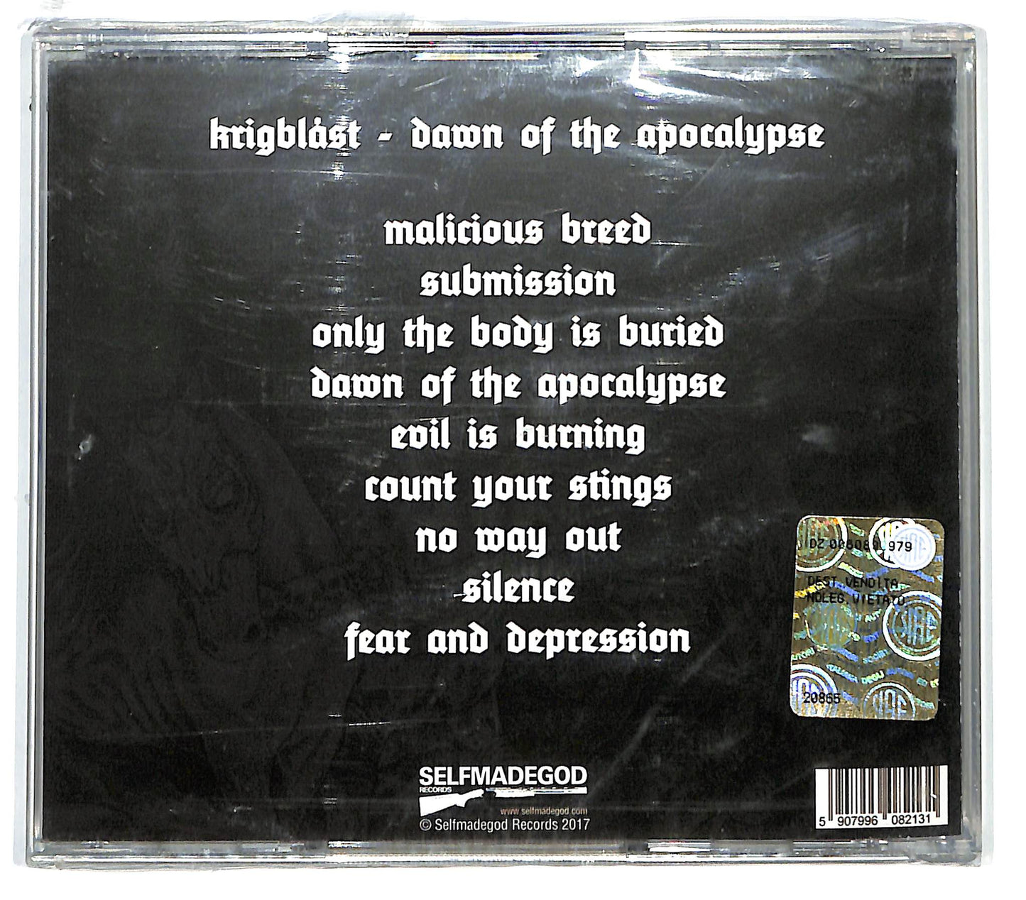 EBOND Krigblast - Dawn Of The Apocalypse CD CD133860