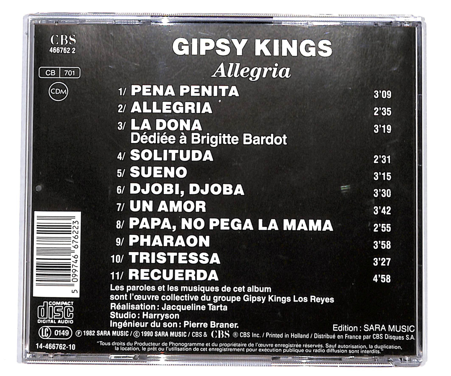 EBOND Gipsy Kings - Allegria CD CD134018