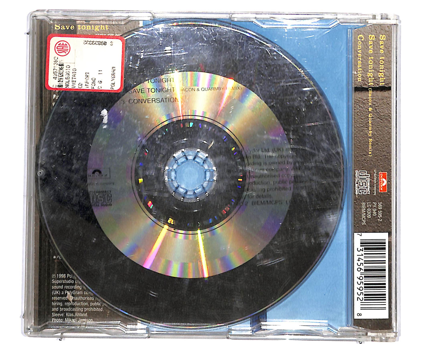 EBOND Eagle-Eye Cherry - Save Tonight CD CD134054