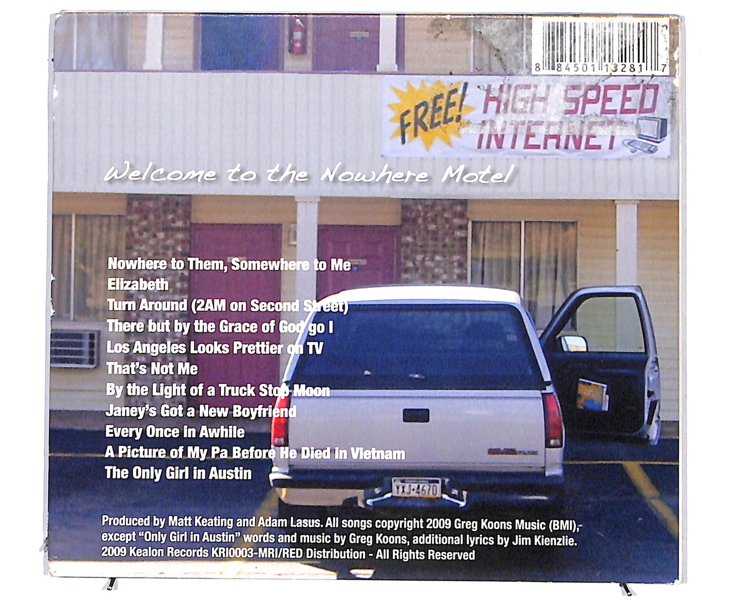 EBOND Greg Koons And The Misbegotten - Welcome To The Nowhere Motel CD CD134134