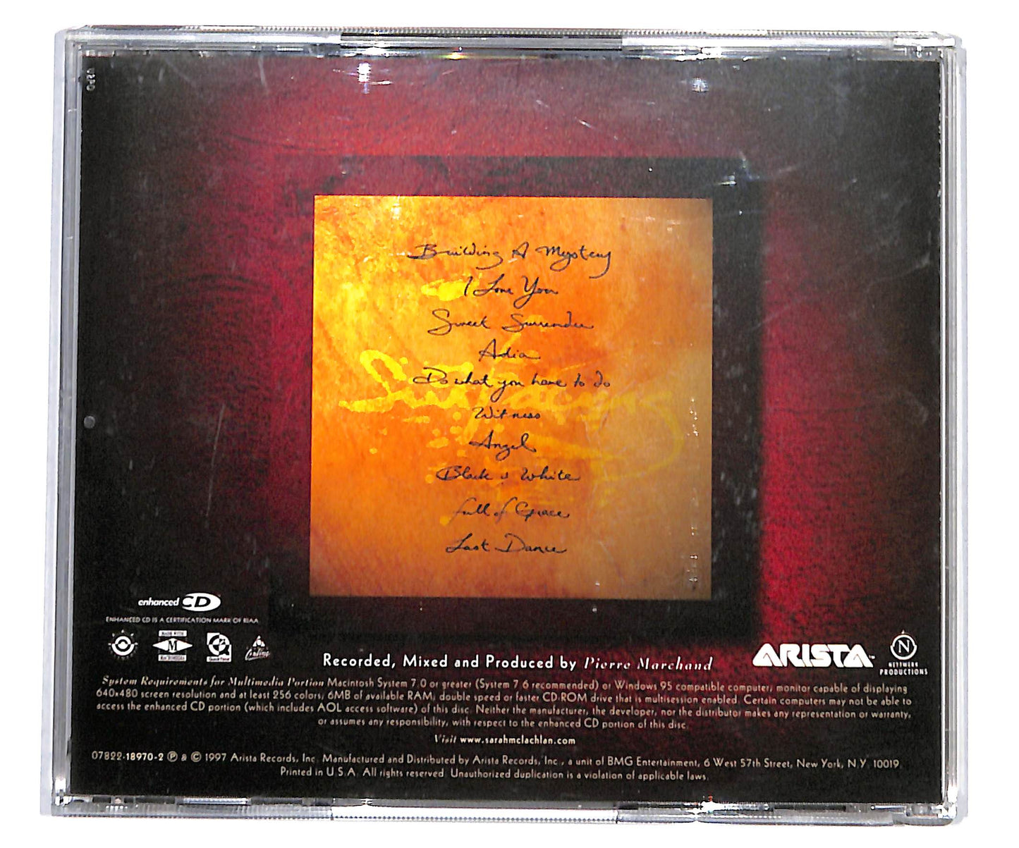 EBOND Sarah McLachlan - Surfacing CD CD134140
