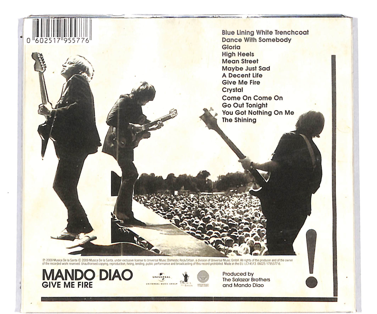 EBOND Mando Diao - Give Me Fire! DIGIPACK CD CD134156