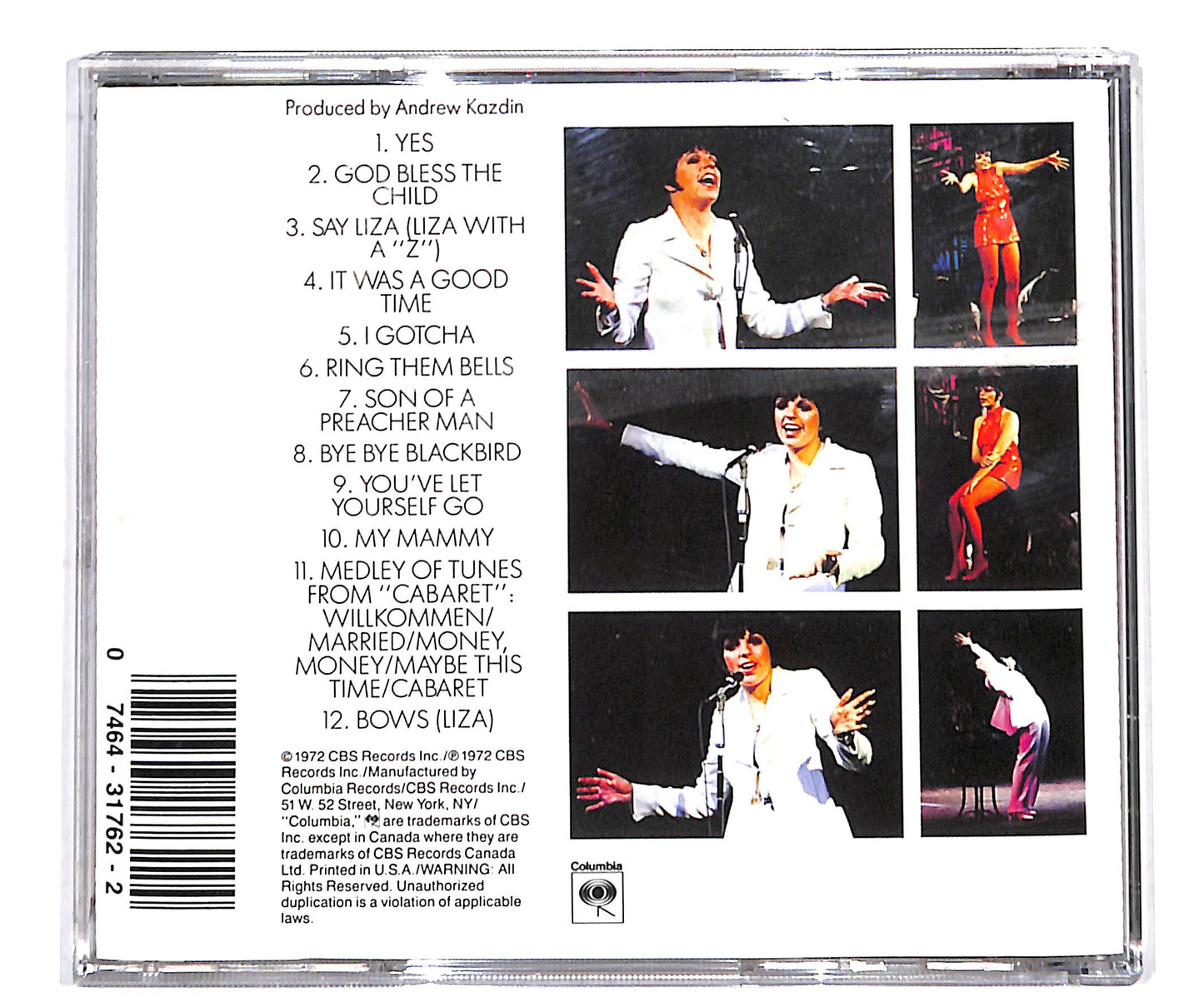 EBOND Liza Minnelli - Liza With A 'Z' A Concert For Television CD CD134220