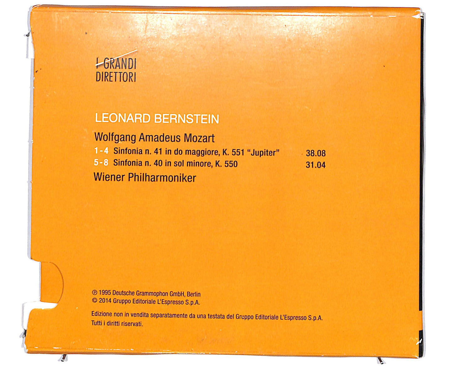 EBOND Leonard Bernstein - Mozart Sinfonia N. 40 N.41 CD CD134317