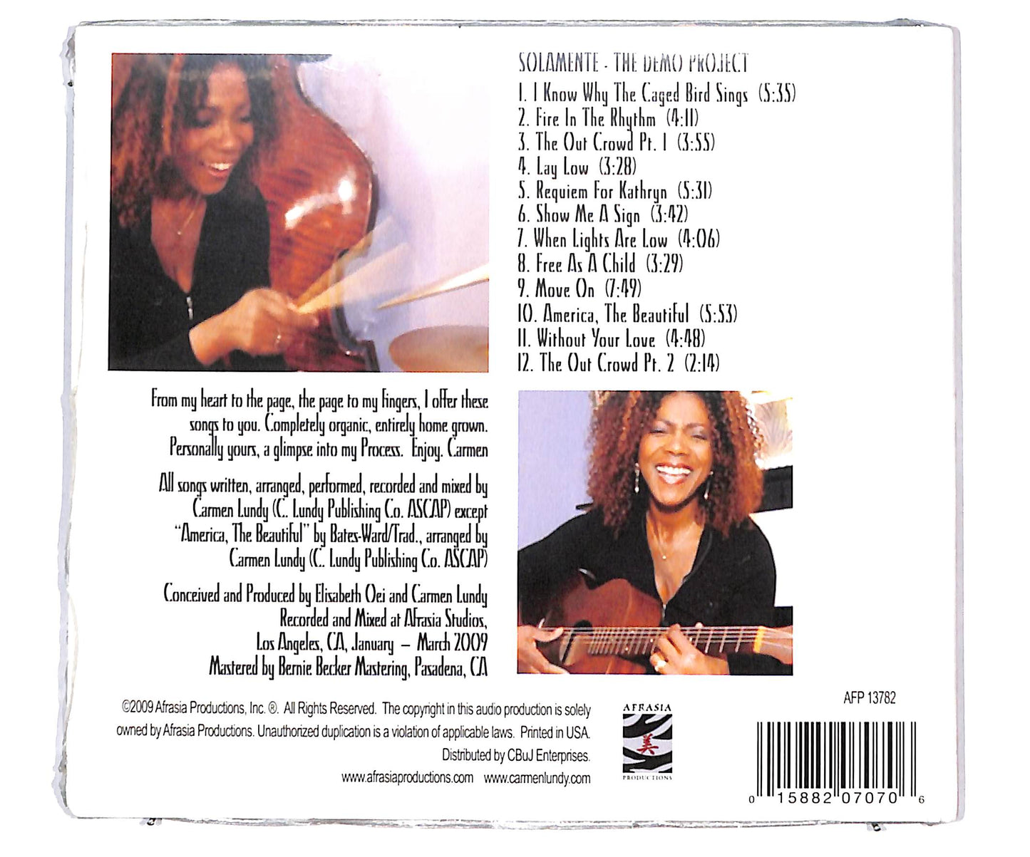 EBOND Carmen Lundy - Solamente DIGIPACK CD CD134341