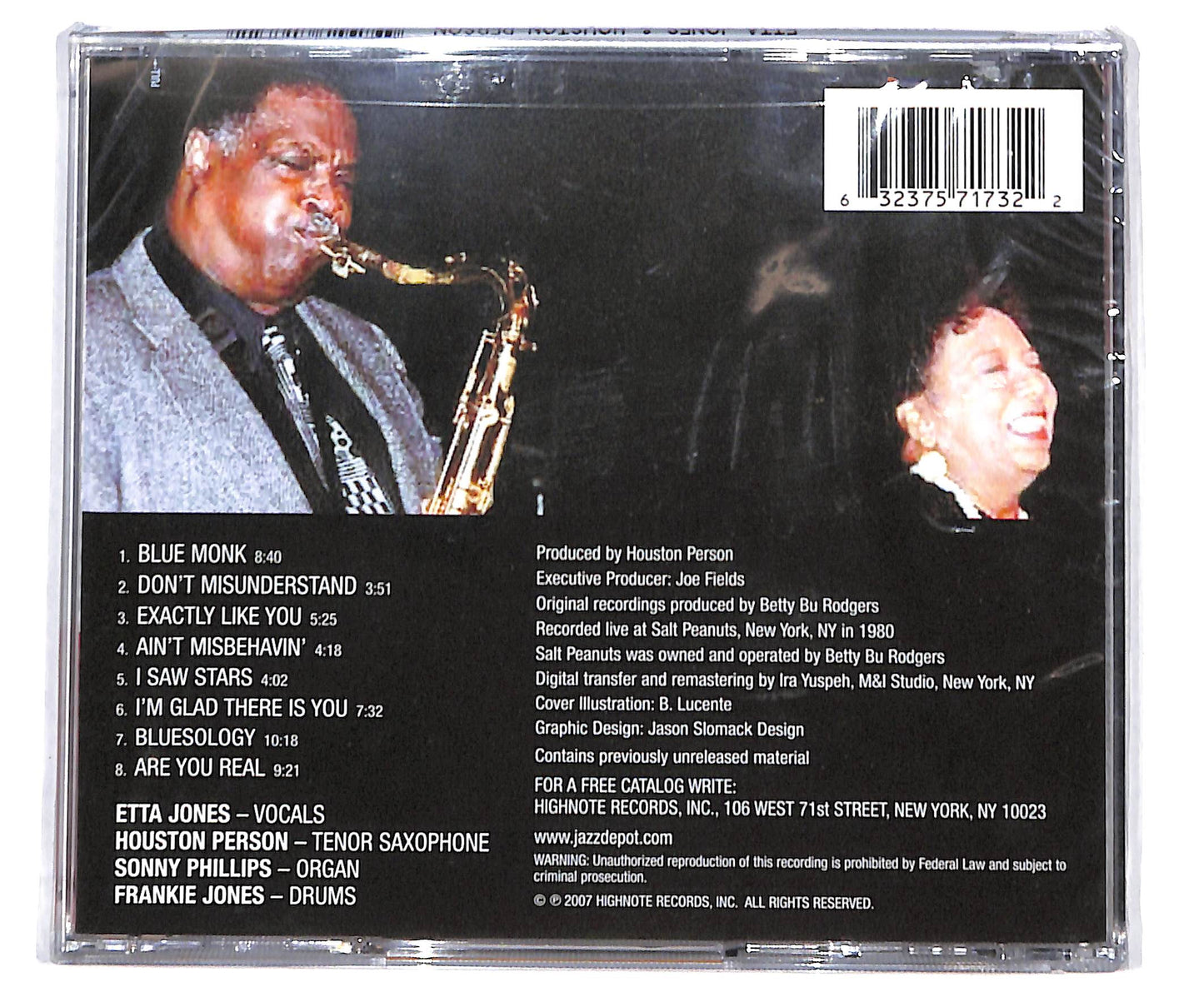 EBOND Etta Jones Houston Person - Don't Misunderstand CD CD134344