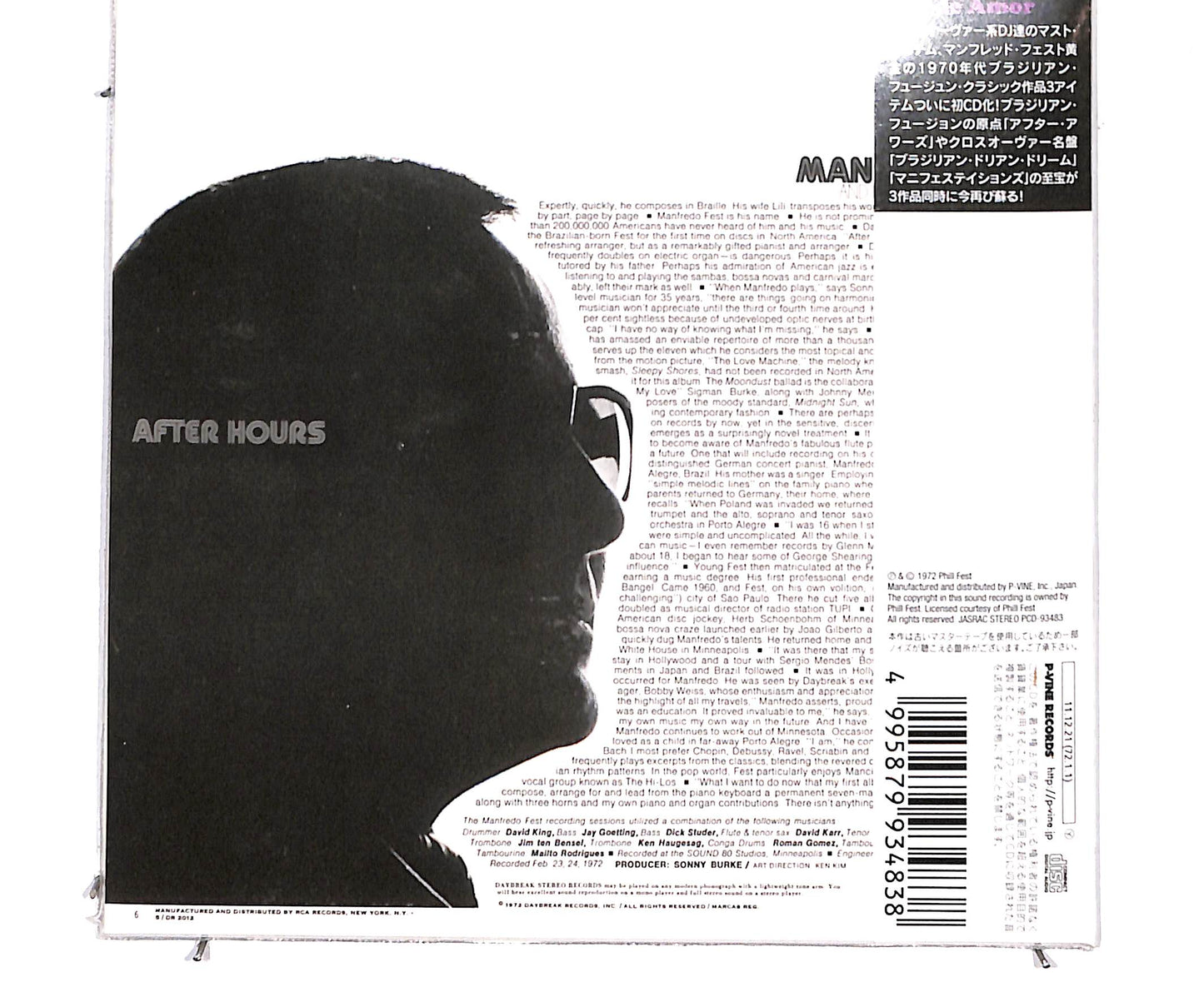 EBOND Manfredo Fest - After Hours CD CD134406