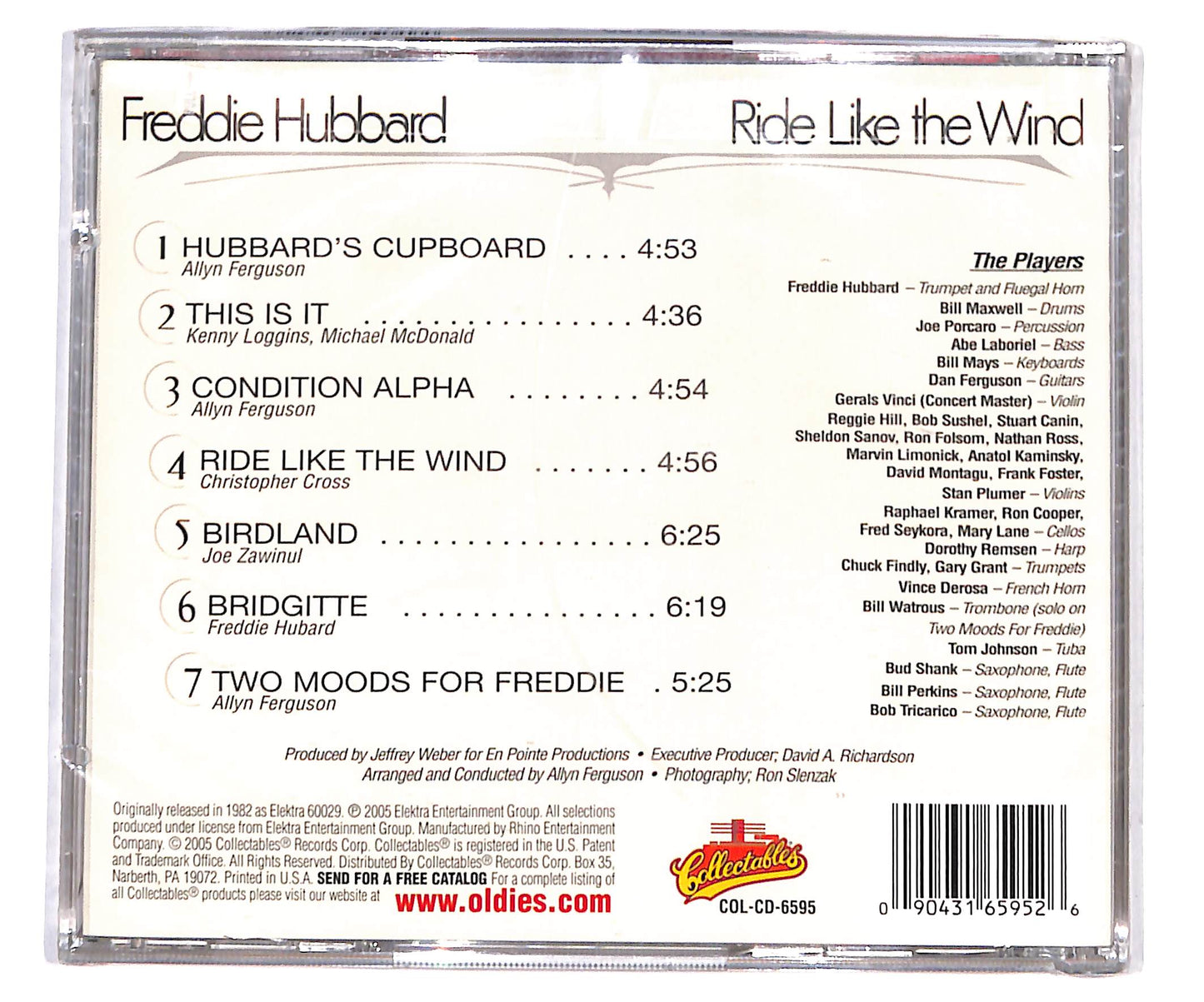EBOND Freddie Hubbard - Ride Like The Wind CD CD134407