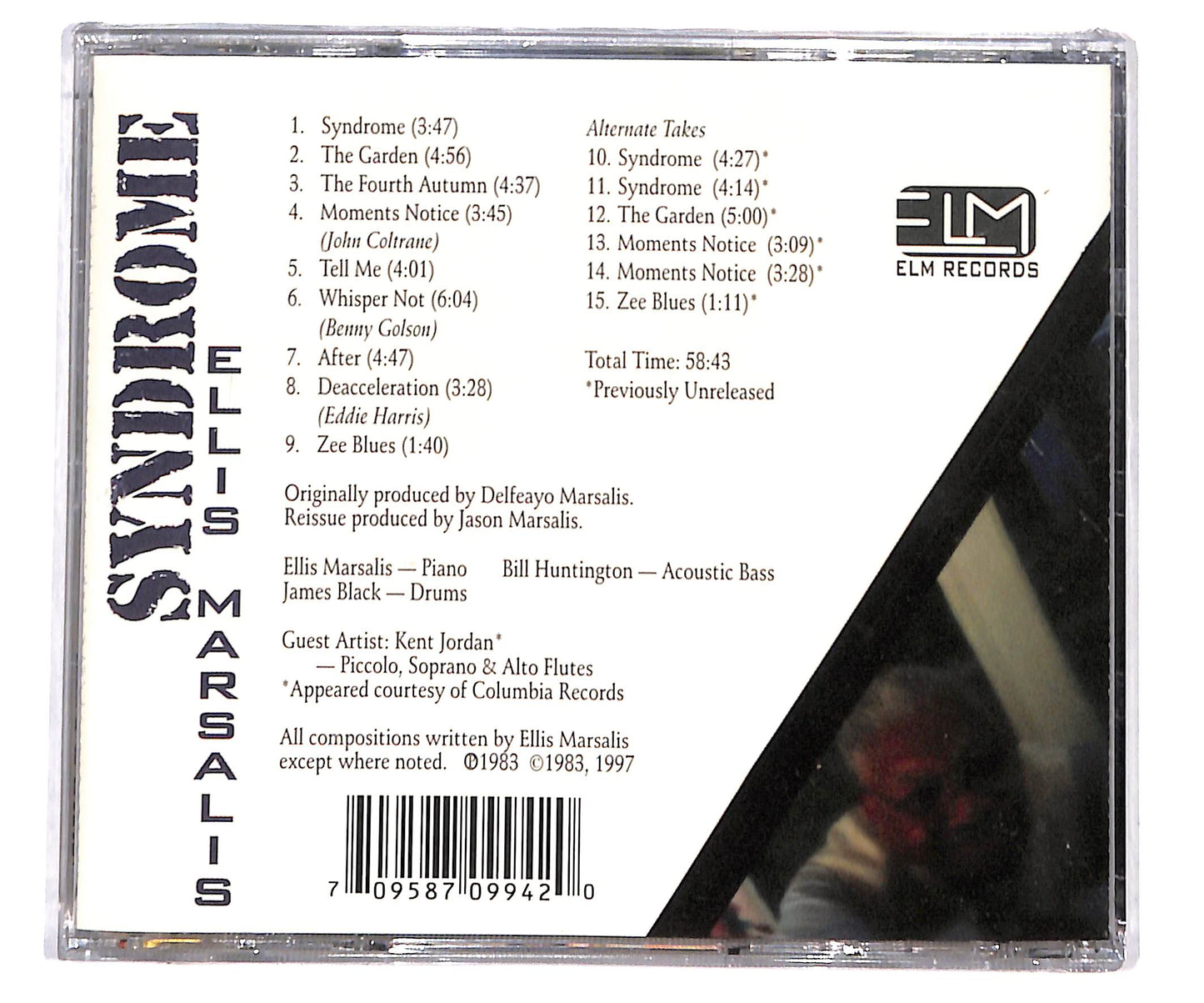 EBOND Ellis Marsalis - Syndrome CD CD134421