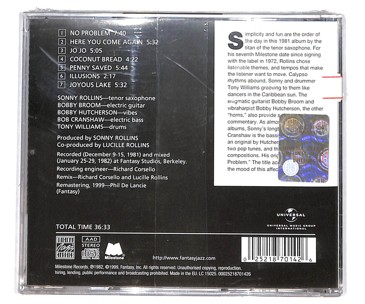 EBOND Sonny Rollins - No Problem CD CD134442