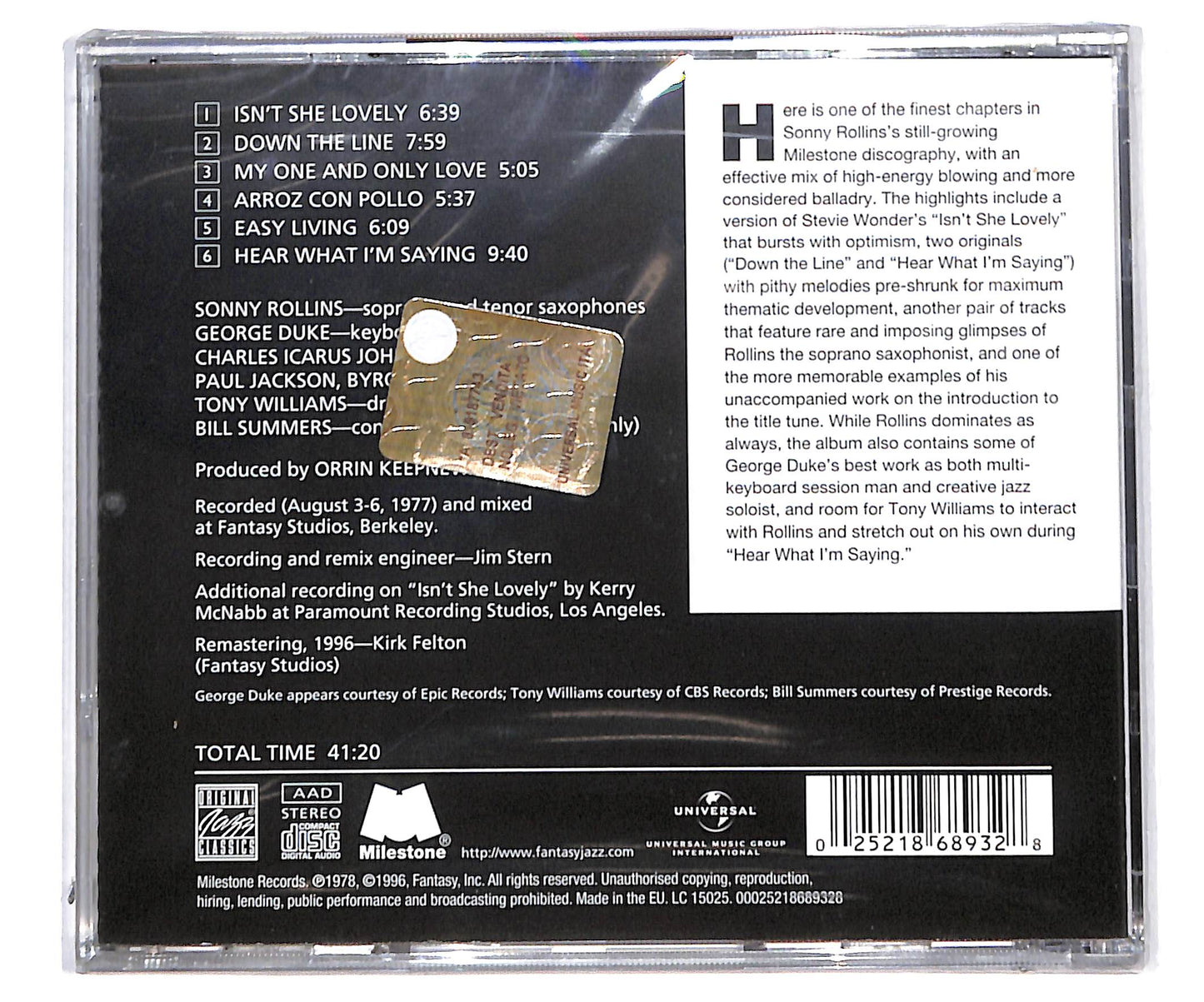 EBOND Sonny Rollins - Easy Living CD CD134447