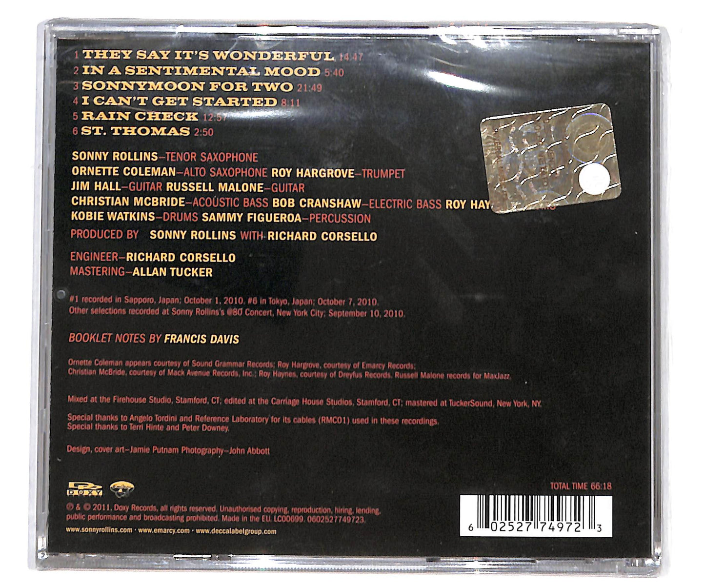 EBOND Sonny Rollins - Road Shows Vol. 2 CD CD134450