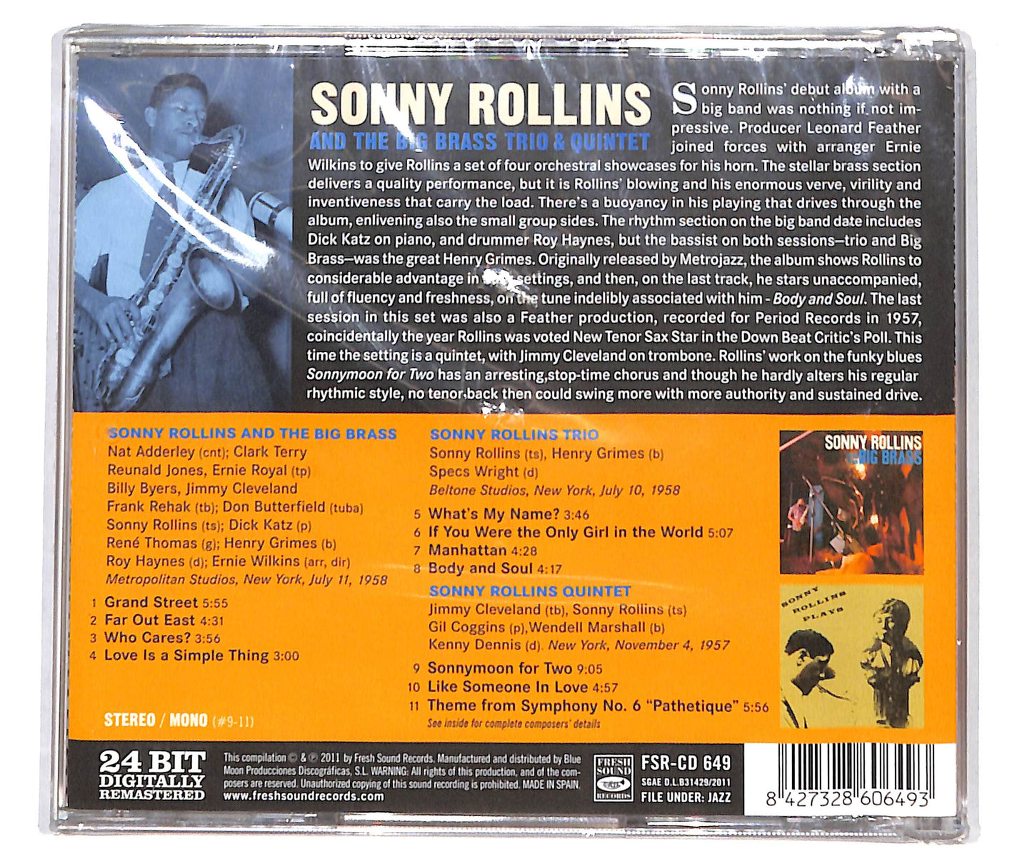 EBOND Sonny Rollins - Sonny Rollins And The Big Brass Trio & Quintet CD CD134455