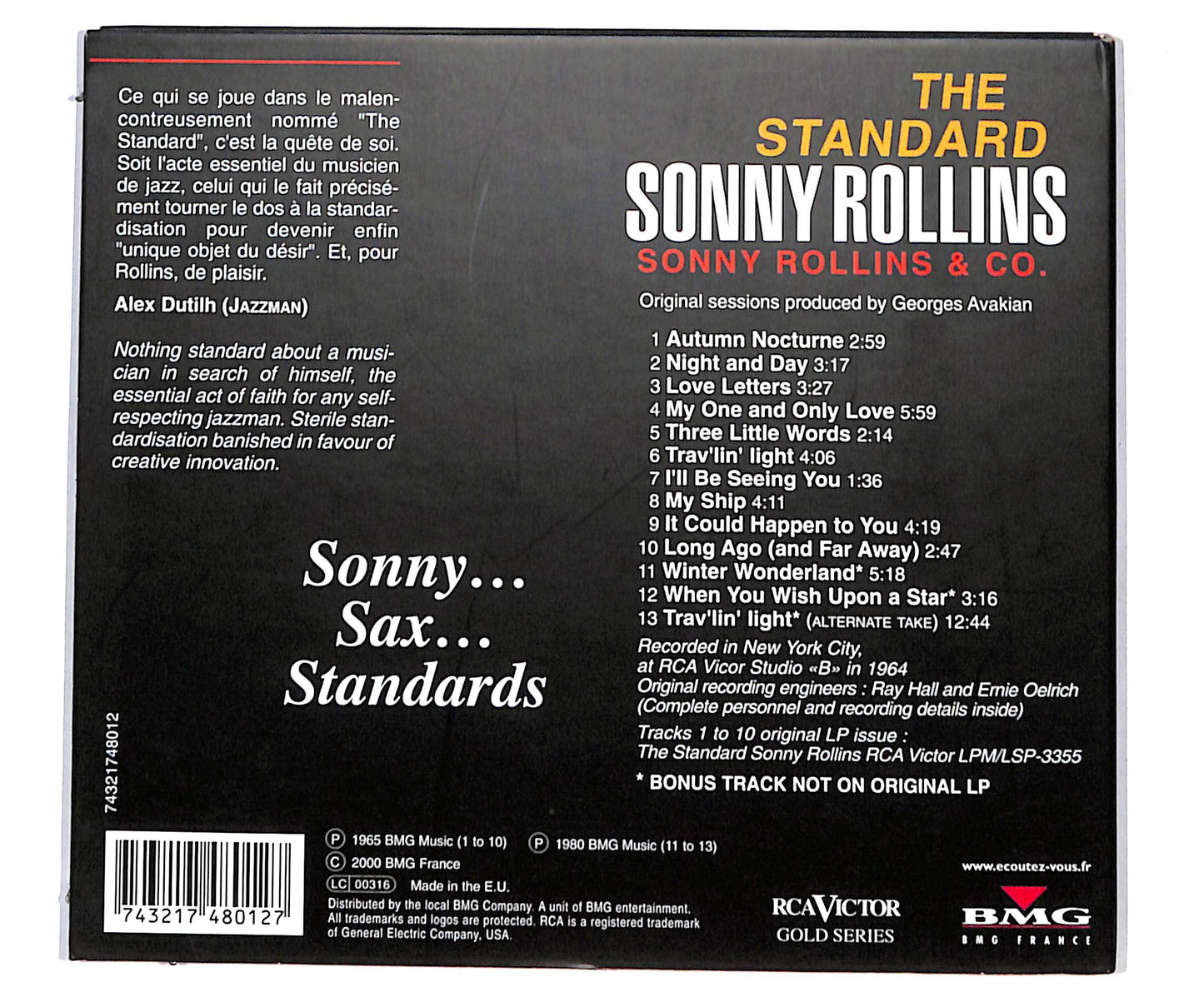 EBOND Sonny Rollins & Co - The Standard Sonny Rollins DIGIPACK CD CD134456