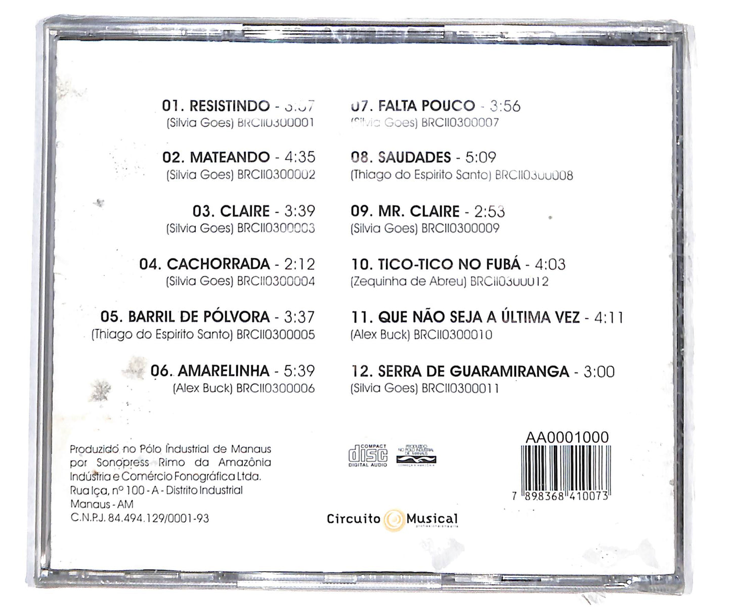 EBOND Thiago Silvi alex - Resistindo CD CD134505