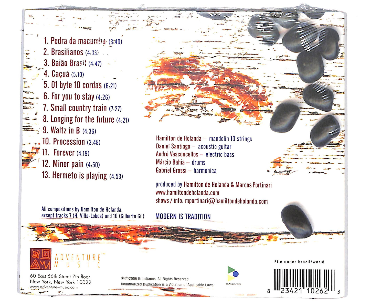 EBOND Hamilton de Holanda Quintet - Brasilianos DIGIPACK CD CD134510