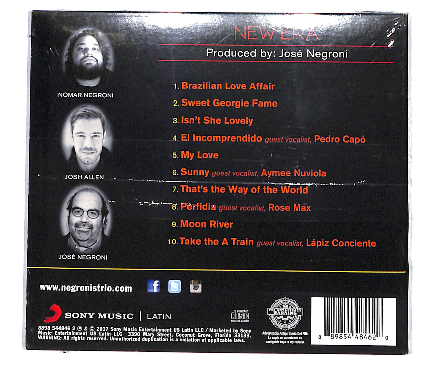 EBOND Negroni's Trio - New Era DIGIPACK CD CD134514