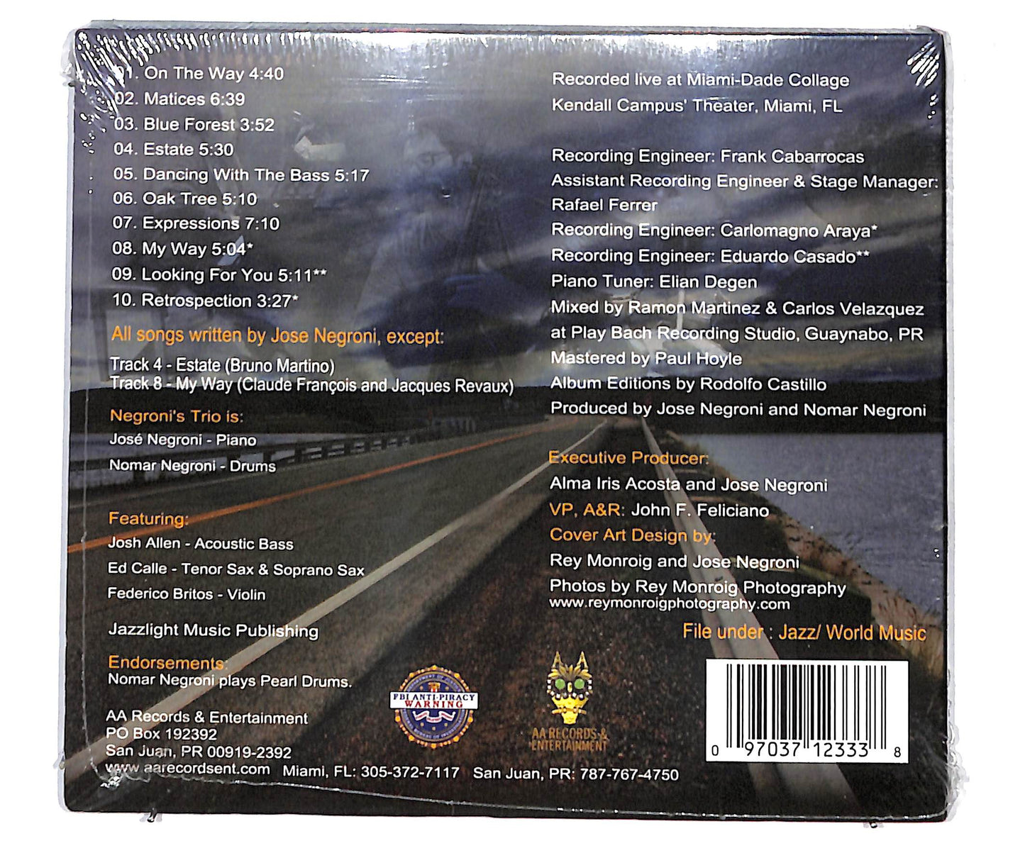 EBOND Negroni's Trio - on the way DIGIPACK CD CD134516